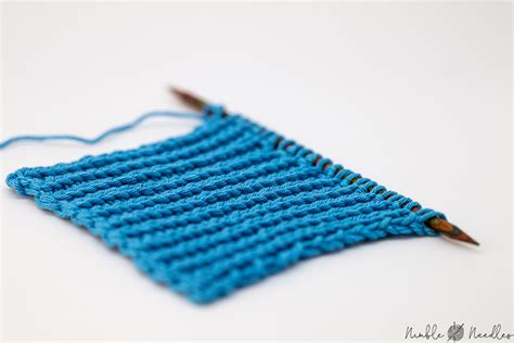Rib Stitch Knitting Step By Step Tutorial For Beginners Video