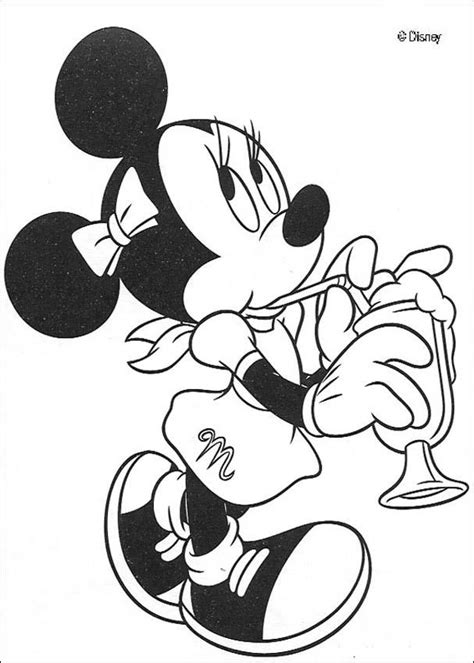 Mickey And Minnie Mouse Coloring Pages Coloring Home