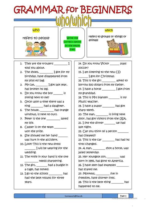 English Worksheets For Beginners Adults