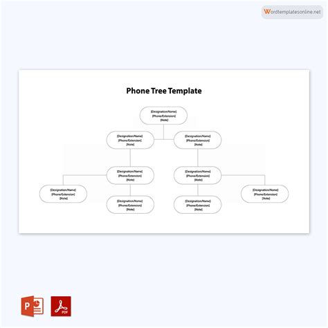 10 Free Phone Tree Templates Word Powerpoint