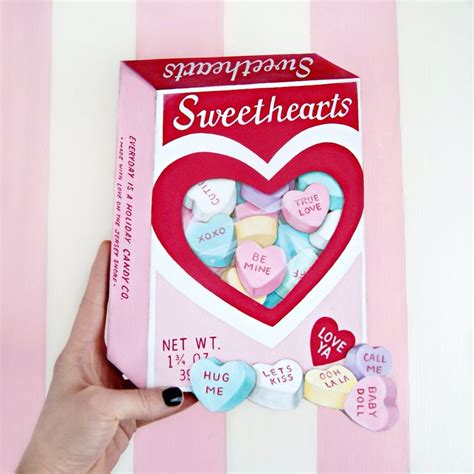 Image Of Sweethearts Candy Box Plaque Sweetheart Candy Valentine