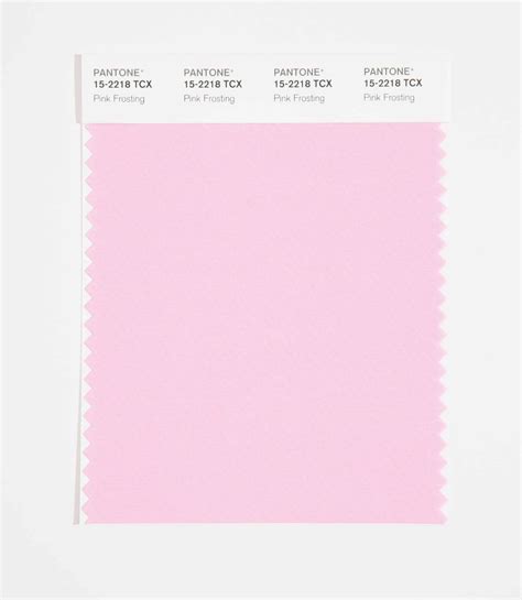 Pantone Smart Color Swatch Card 15 2218 Tcx Pink Frosting Columbia