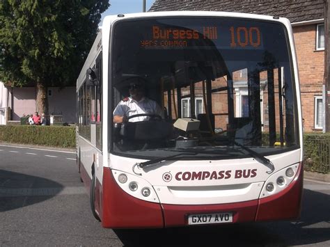 Compass Bus Gx07avo Seen In Horsham On Route 100 All Image Flickr