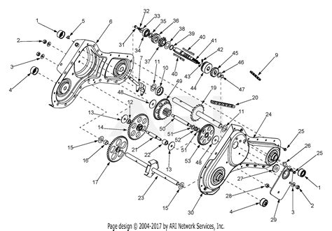Yard Machine Rear Tine Tiller Parts Diagram
