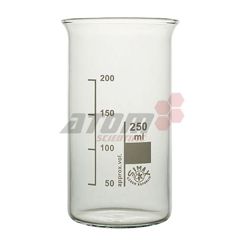 Berzelius Beaker Tall Form Without Spout Borosilicate Glass Simax