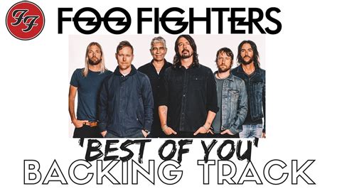 Foo Fighters Best Of You Backing Track Youtube