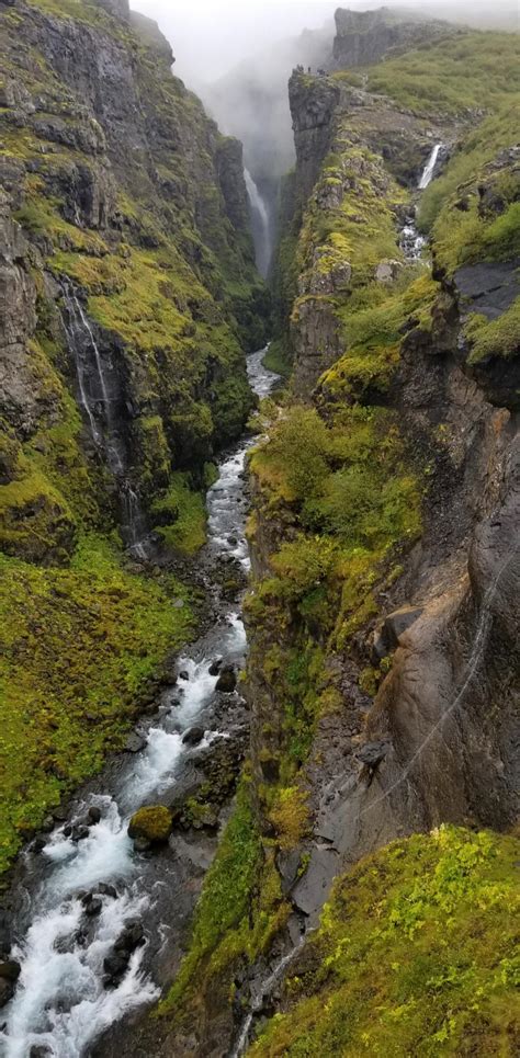 Glymur Iceland At One Time The Highest Waterfall In The Country And