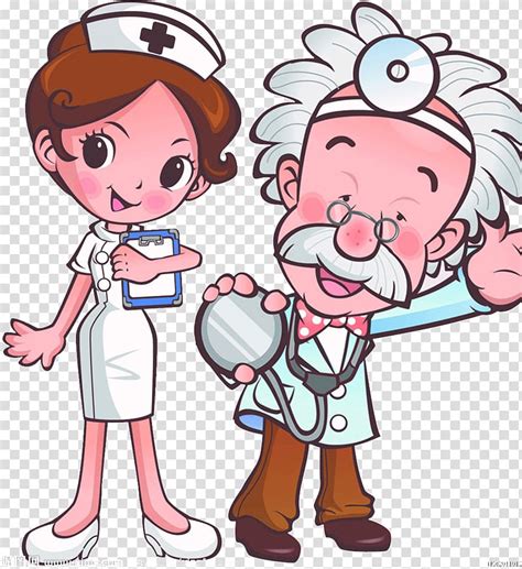Free Download Doctor And Nurse Illustration Physician Cartoon Nurse