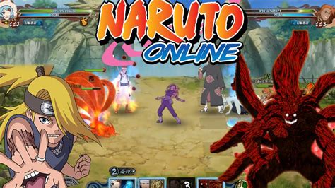 Naruto Online Kinkaku Tailed Beast Mode Vs Deidara Explosive Clay