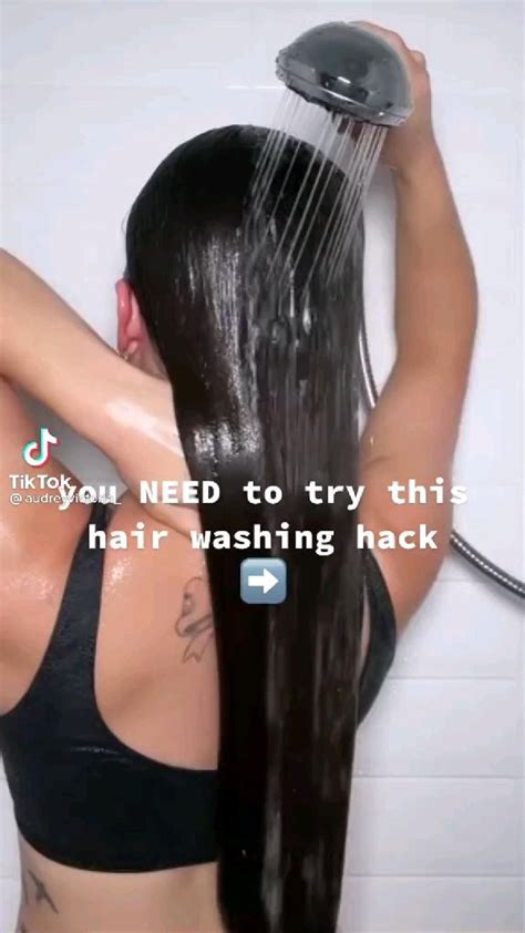 Hair Washing Hack Hair Tutorial Shiny Hair Drying Your Hair Hair Care Tips Beauty