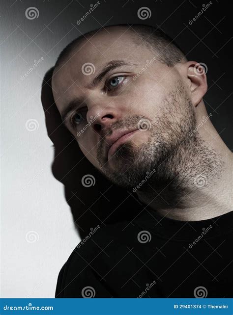 Man With Depression Stock Photo Image Of Anxious Closeup 29401374