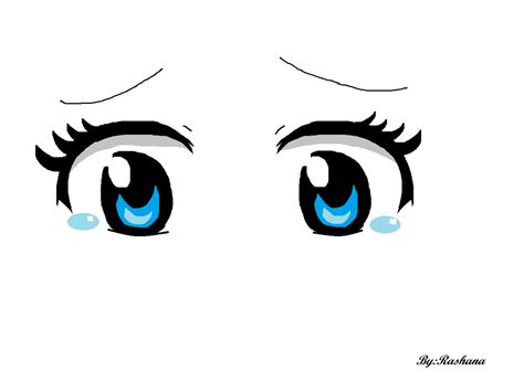 Download Sad Anime Eyes Png Png And  Base