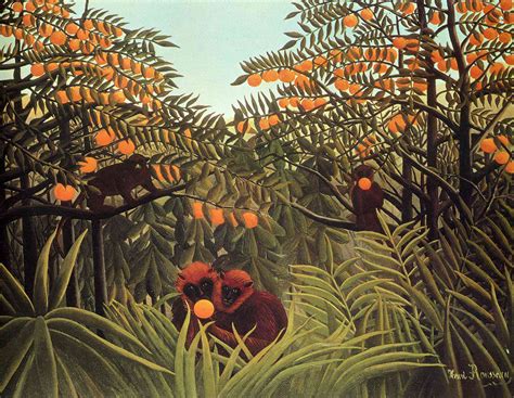 Apes In The Orange Grove Henri Rousseau Encyclopedia
