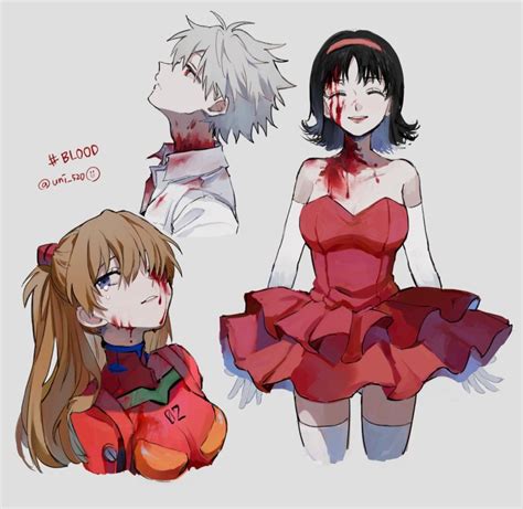 Dango Uni Kirigoe Mima Nagisa Kaworu Souryuu Asuka Langley