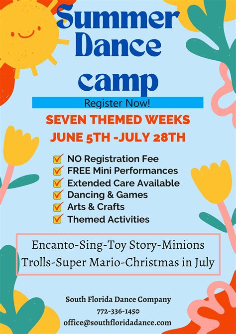 Summer Camp Spotlight South Florida Dance Co 2023 Summer Dance Camp