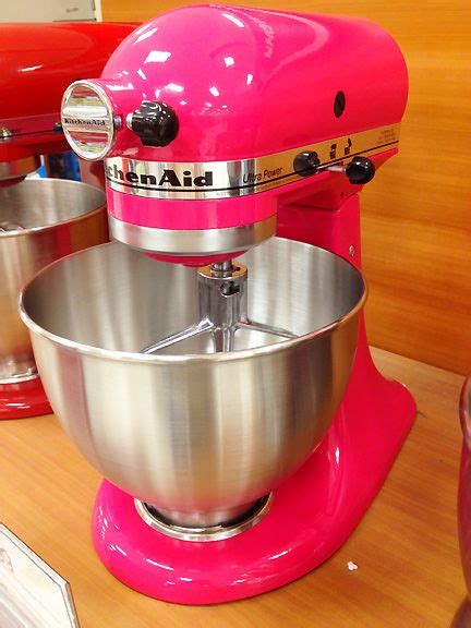 Hot Pink Mixer Kitchen Aid Hot Pink Kitchen Pink Kitchenaid Mixer
