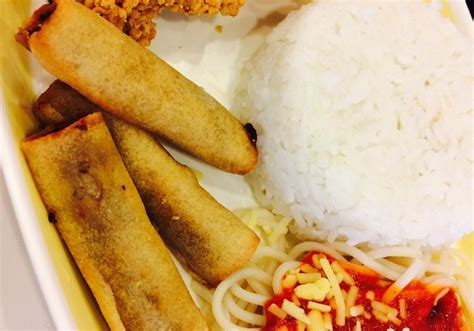 Jollibee Super Meal Chickenjoy Lumpia Shanghai Jolly Spaghetti