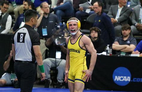 Michigans Nick Suriano On Verge Of Another Ncaa Wrestling Title