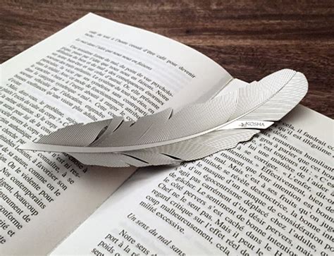 Feather Bookmark By Kosha Gadget Flow