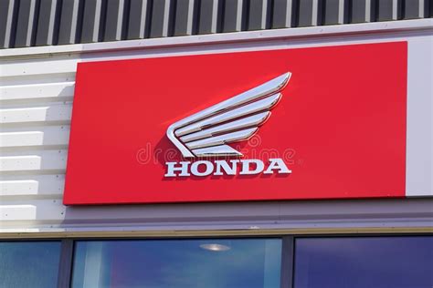 Honda H With Honda Text Car Sign Symbol Logo Editorial Photography