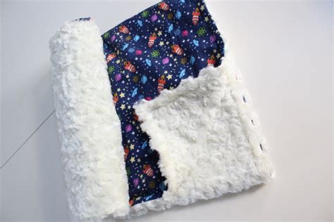 15 Minute Baby Minky Blanket Sew What Alicia