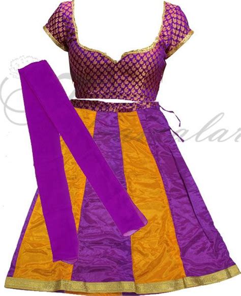 Buy Girls Skirt And Blouse Pavadai Chattai South India Festival Dance Costume