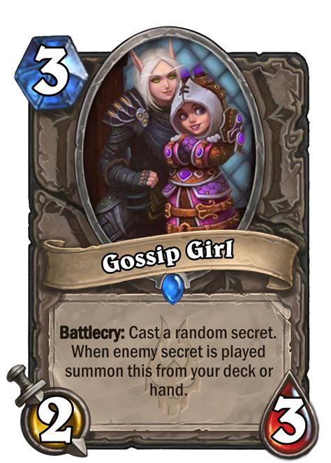 She Cant Wait To Tell You Rcustomhearthstone