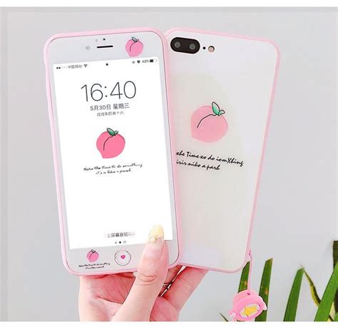 Cute Peach Phone Case For Iphone 66s6plus77plus88pxxsxs Max