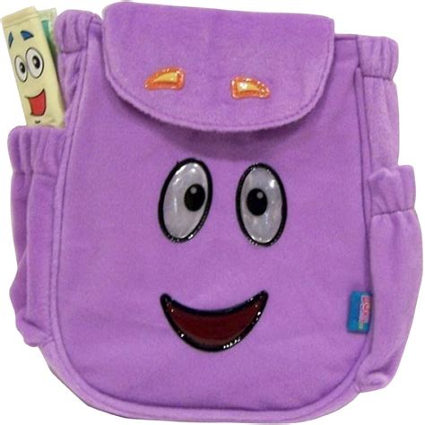 Dora The Explorer Rescue Bag Purple Mr Backpack Plush Bag Amazonca Clothing Shoes