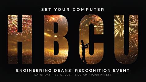 Hbcu Engineering Deans Recognition Event Youtube