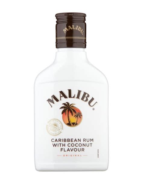 Malibu is the ideal rum choice for a pina colada, made with pineapple juice and coconut cream (substitute coconut milk or coconut water for a lighter version). Buy Spirits Online | Malibu Rum Small Bottle, 20 cl | The Bottle Club