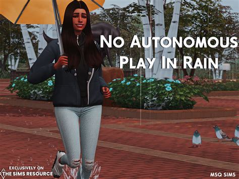The Sims Resource No Autonomous Play In Rain Updated March 152023