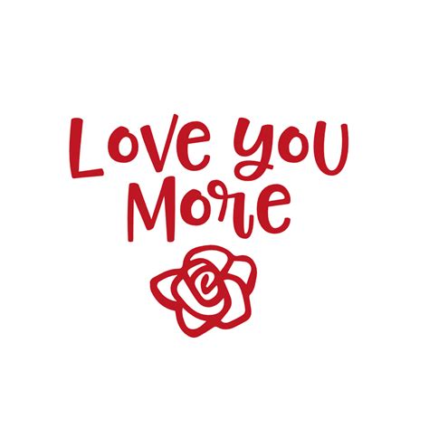 Love You More Valentines Day Free Svg File Svg Heart
