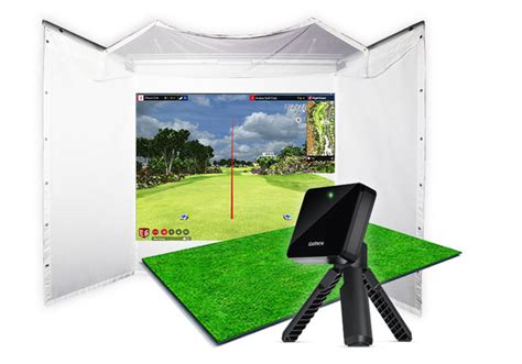Homecourse Pro Retractable Golf Simulator Impact Screen Top Shelf Golf