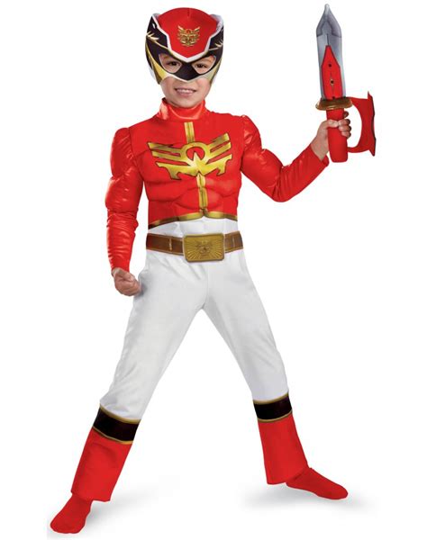 Red Ranger Megaforce Muscle Red Ranger Costume