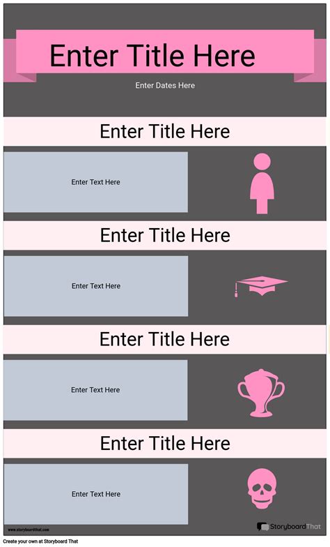 Biography Infographic Storyboard Par Infographic Templates