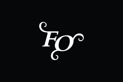 Monogram Fo Logo V2 Graphic By Greenlines Studios · Creative Fabrica