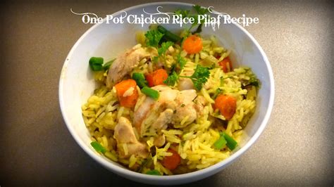 This Fabulous One Pot Chicken Rice Pilaf Is A Healthy Wholesome