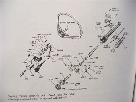 1970 Mustang Steering Column Diagram