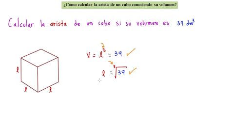 Interesante Cálculo de la Arista de un Cubo por Aproximación - YouTube