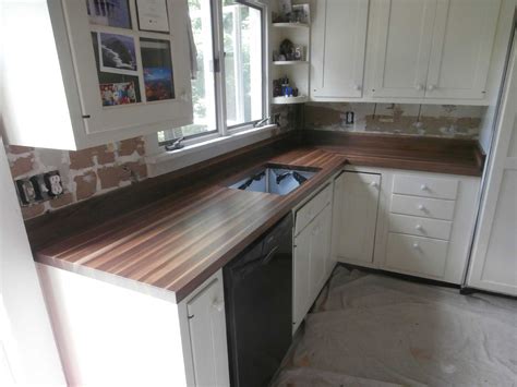 Premium Wide Plank Wood Countertops