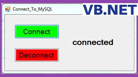 How To Connect Mysql Database To Vb Net Projects With Source Code Hot Sex Picture