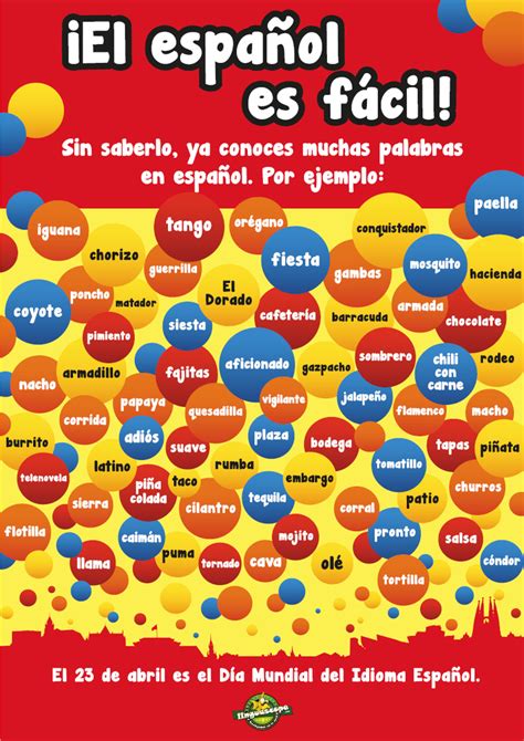 Spanish Language Day Poster Linguascope