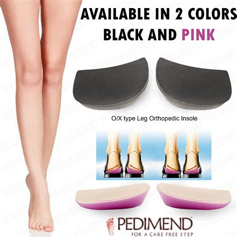 Pedimend Medial And Lateral Heel Wedge Insole Ox Type Legs Bow Legs