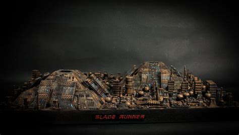 Blade Runner 1982 Tyrell Corp Hq Diorama Deckard Spinner Etsy In 2021