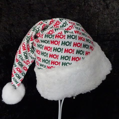Ho Ho Ho Novelty Santa Hat Christmas Hat Santa Hat Etsy