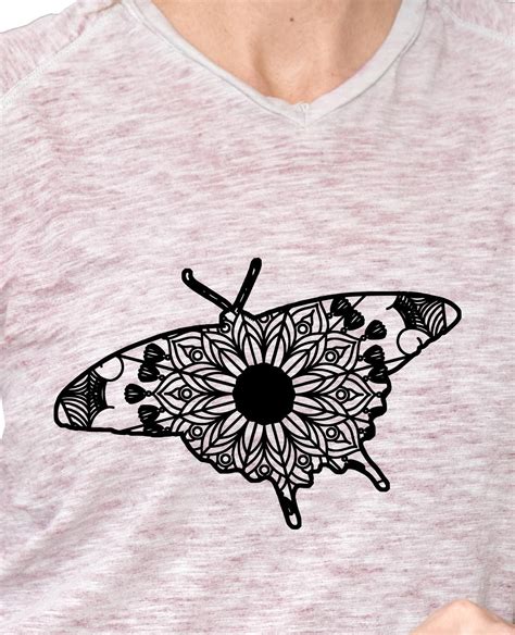 Swallowtail Butterfly Mandala Animal Svg T Shirt Designs Butterfly
