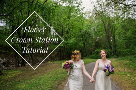 How To Create A Flower Crown Station Diy Wedding Planner Flower
