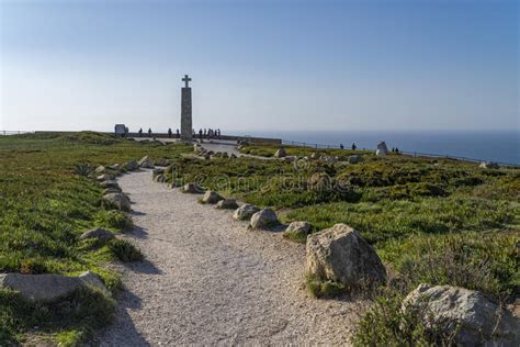 Karantæne for rejsende fra uk: Cabo A Dinamarca Roca, Portugal Fotografia Editorial ...
