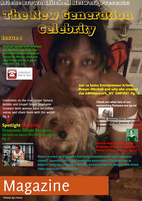 arlene brown mitchell network presents the new generation celebrity issue 1 joomag newsstand